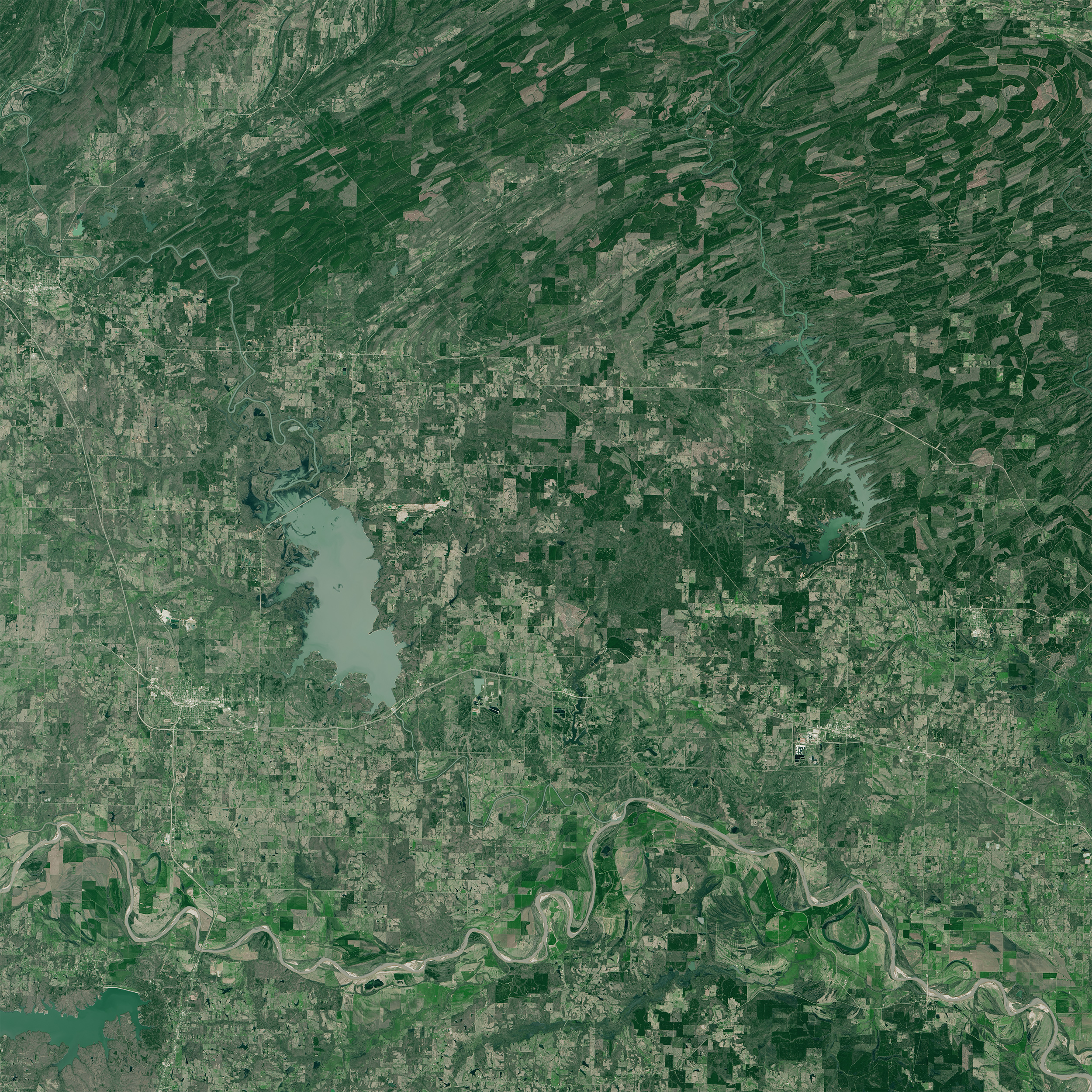 Red River before flooding